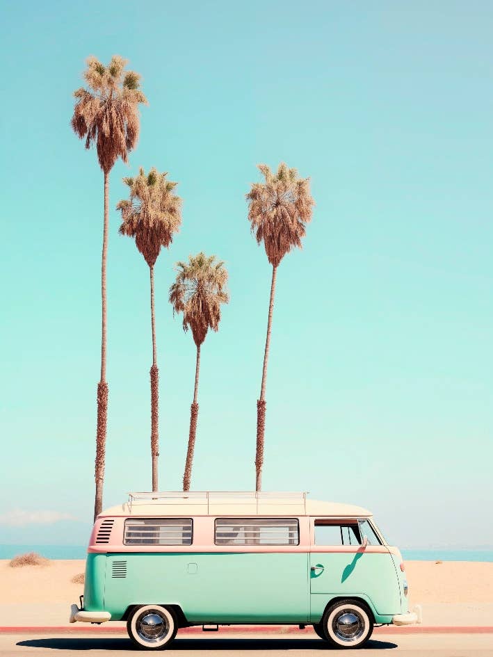 Philippe Hugonnard - California Dreaming VW Van Venice Beach för wholesale av BLUE SHAKER
