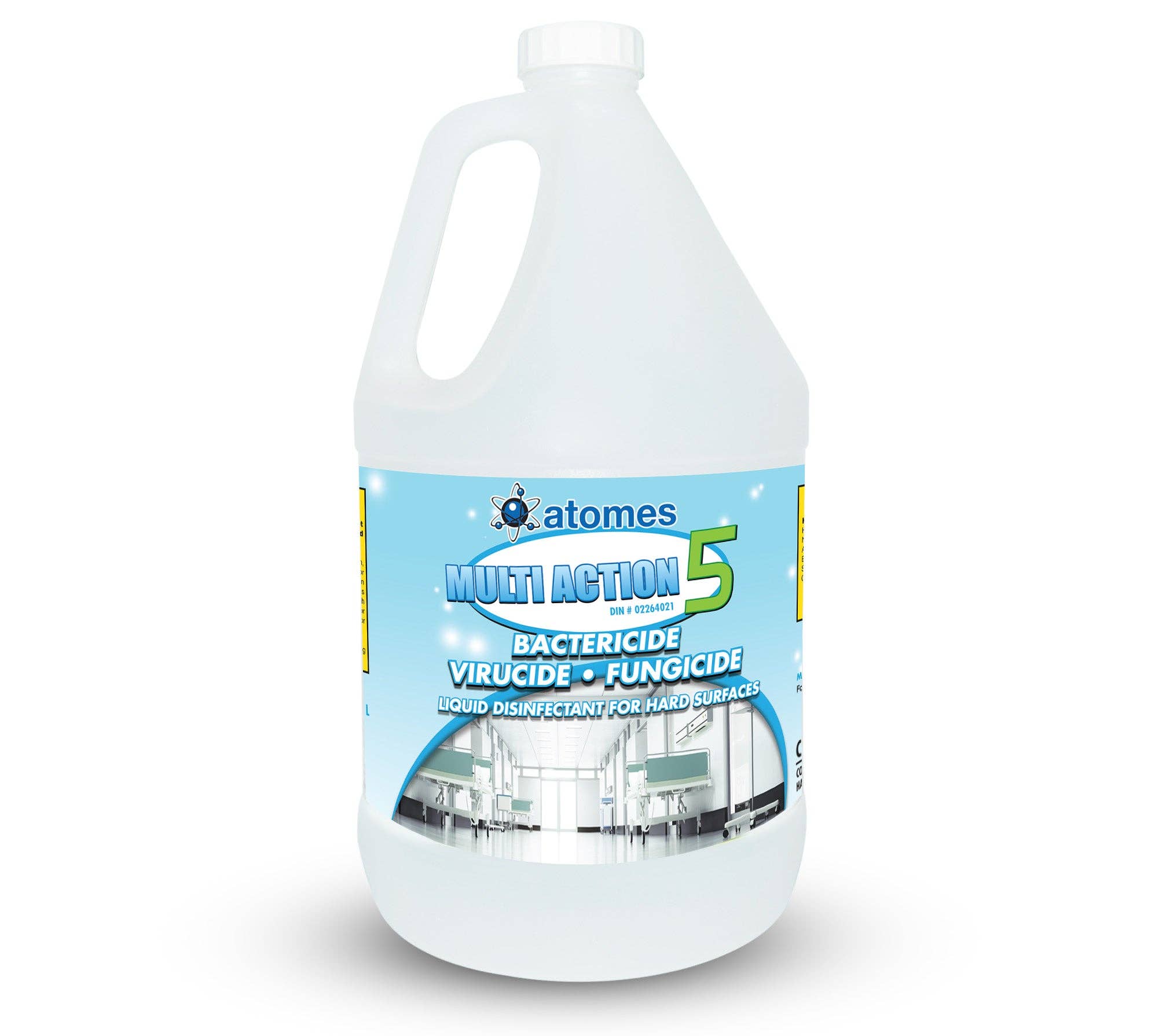 atomsbio - Wholesale Multi-surface cleaner - MULTI ACTION 5 - Disinfectant- Bactericide, Virucide, Fungicide and Mold Control, Ready to use