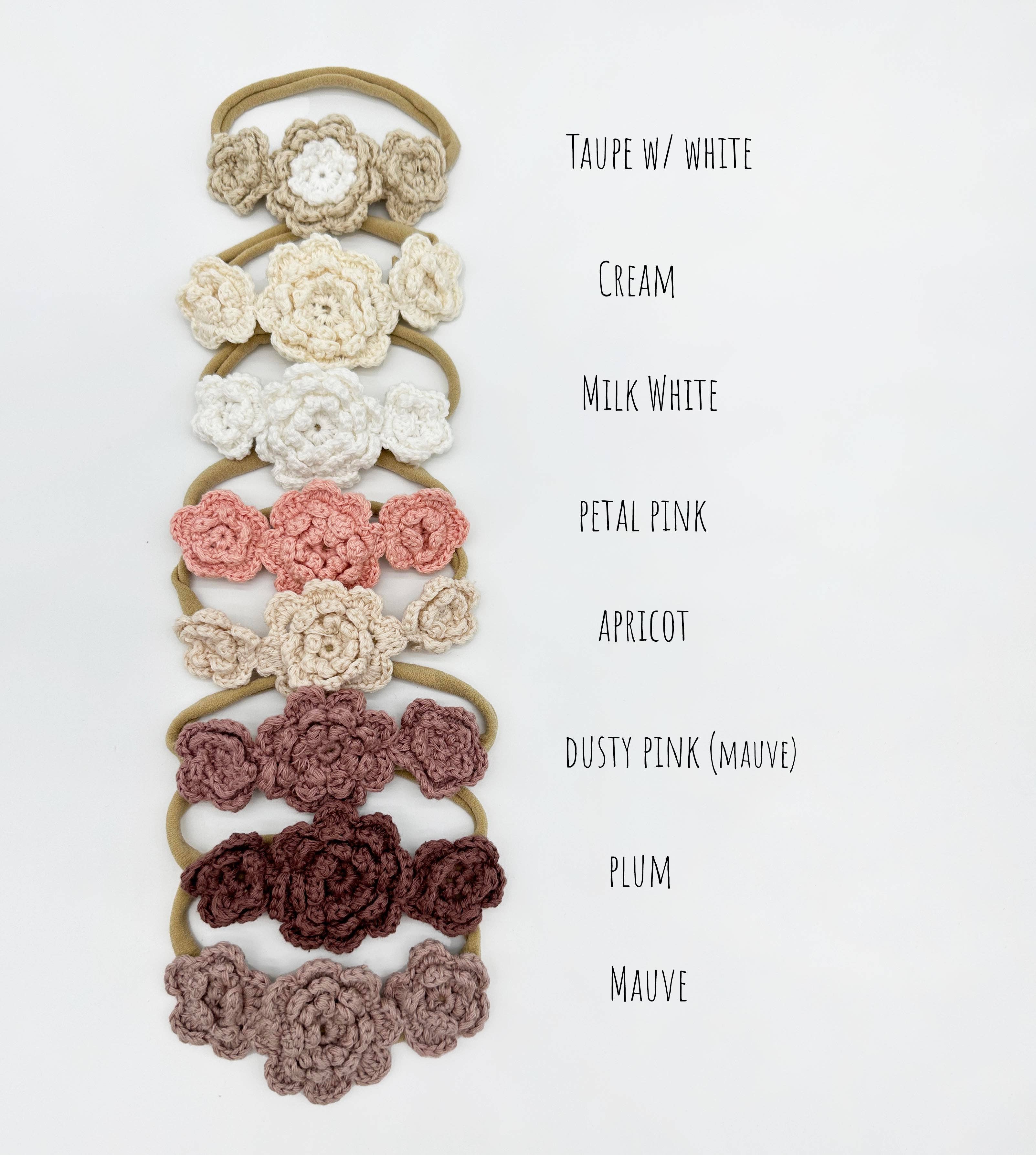 OLIVE & CRADLE - Wholesale Fashion Headband - Baby - Crochet Flower Headband1