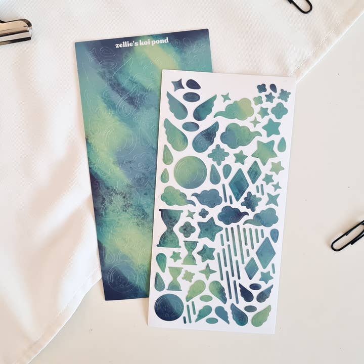 Tidsrejse Filler Deco klistermærker for engroshandel hos Zellie's Koi Pond