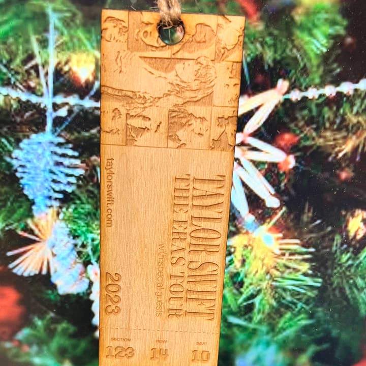 Tree YoSelf - Wholesale Ornament - Taylor Swift Eras Tour Concert Ticket Wooden Ornament