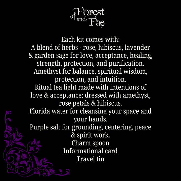 of Forest and Fae - Wholesale Meditation Supplies - Self Love Travel Altar • Ritual Witchcraft Kit • DIY2