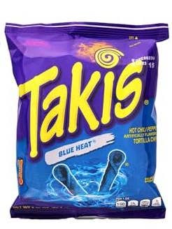 Barcel Blue Heat Takis Regular Bag 20 Count for wholesale by Mr. YuYu's Chililicious Candy