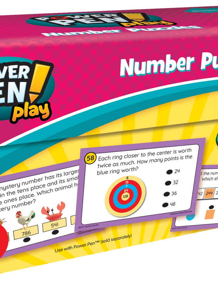 Power Pen® Play: rompecabezas de números (gr. 2—3) para venta al por mayor de Teacher Created Resources