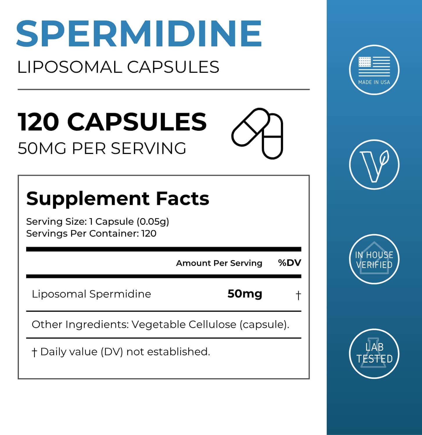 Neurogan Health - Vente Supplément oral/vitamine - Capsules de spermidine liposomale1