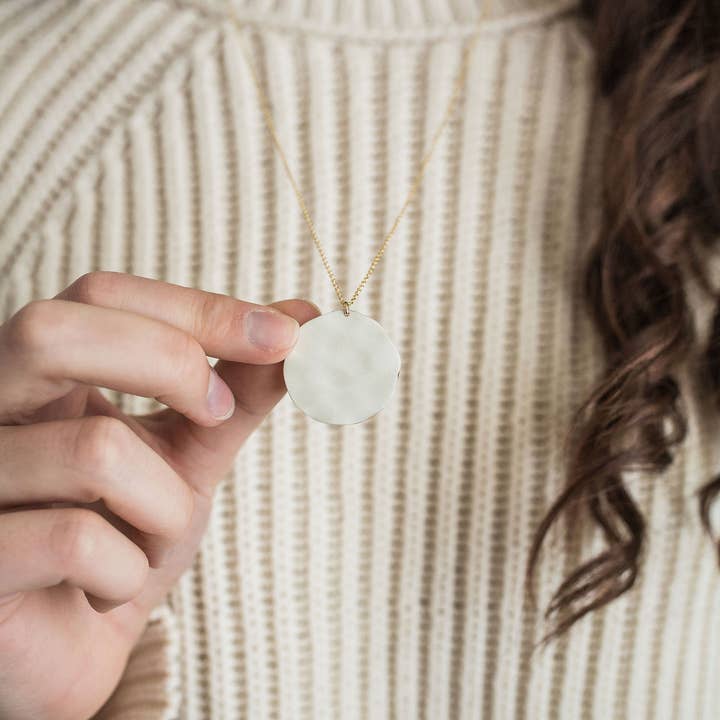 Jenna Vanden Brink Ceramics - Wholesale Pendant/Charm Necklace - Sun and Moon Necklace (large)8