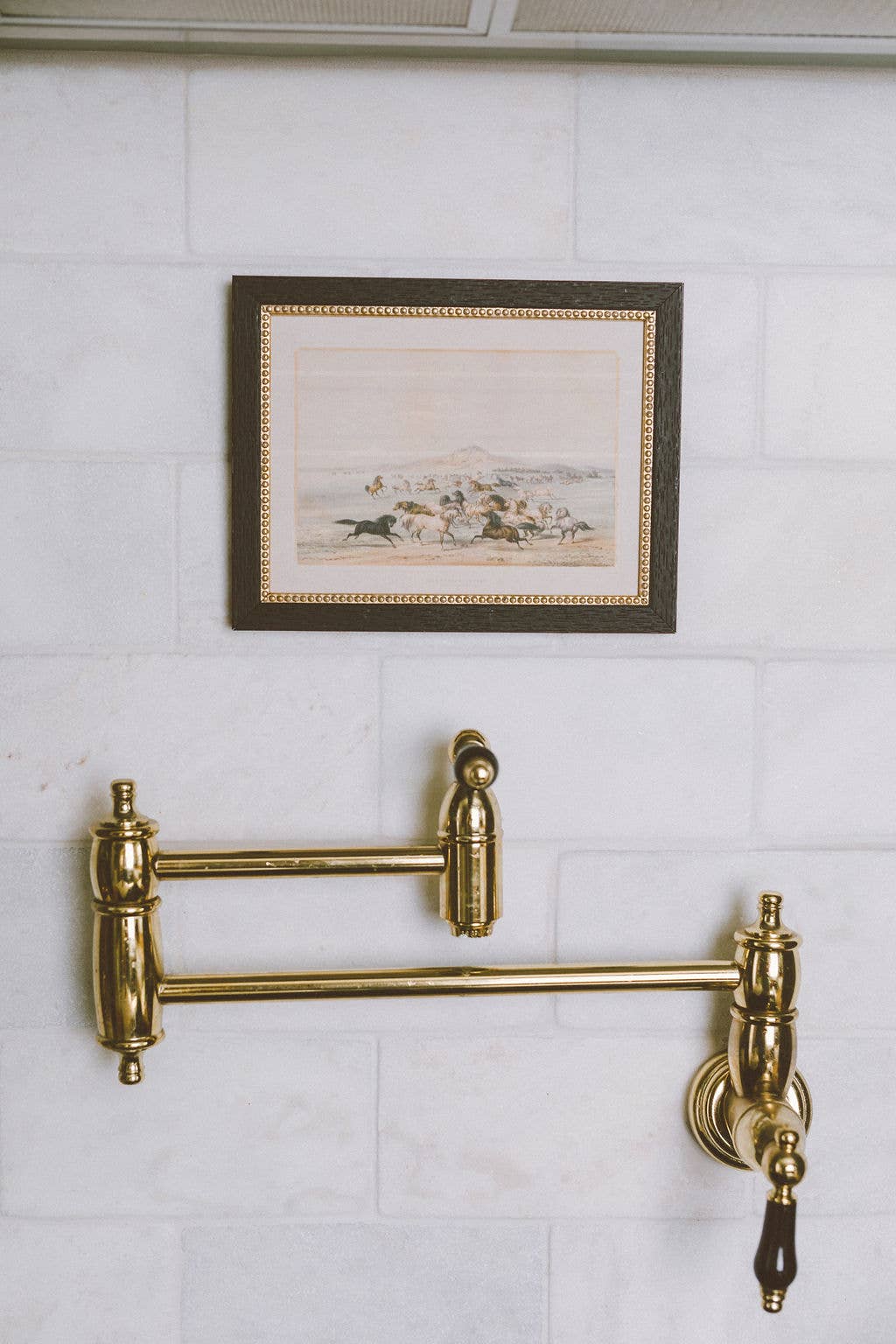 Petal Lane Home - Wholesale Art Print - Field Of Horses Framed Antique Art3