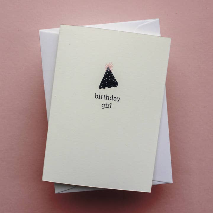 Birthday girl card for wholesale by Twenty two east