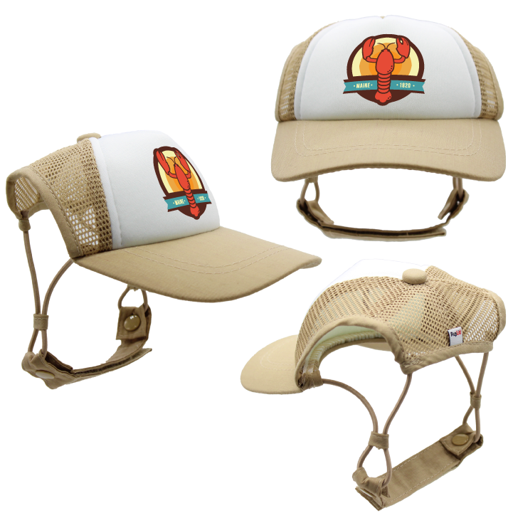 PupLid - Wholesale Pet Hat - Dog - Lobster Standard or Namedrop | Trucker Hat for Dogs34
