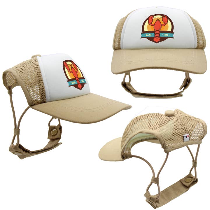 PupLid - Wholesale Pet Hat - Dog - Lobster Standard or Namedrop | Trucker Hat for Dogs34