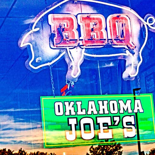Oklahoma Joes Coaster for wholesale by South Austin Gallery