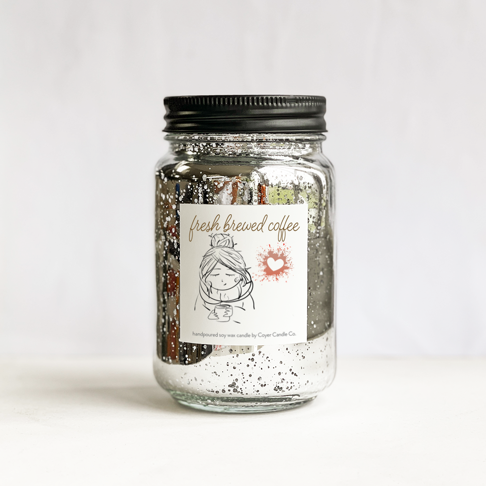 Coyer Candle Co. - Wholesale Jar/Filled Candle - 16 oz. Glimmery Speckled Candles - Signature Collection7