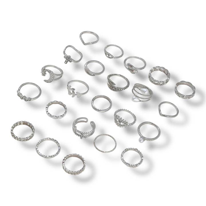 Kinky Pleasure – wholesale Smycken – Kinky Pleasure - AX113 - Ringset 23 Ringar i Guld eller Silver - I Presentförpackning5