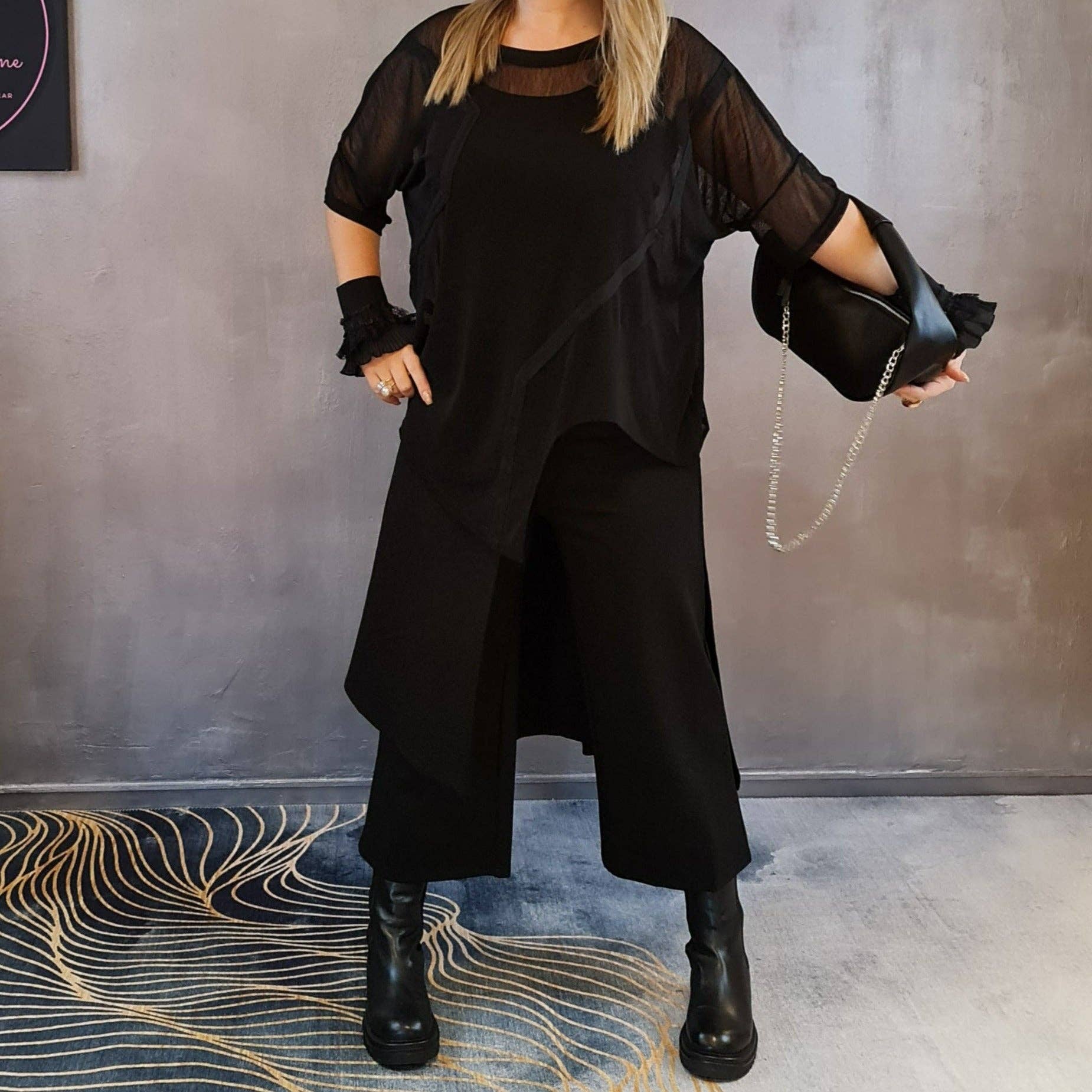 Simple Moderne - Vendita all'ingrosso Pantalone - Donna - Pantaloni larghi a strati Simple Moderne8