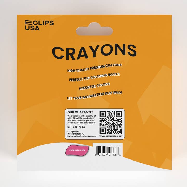 Eclips USA - Wholesale Crayons - Kids & Baby - 51668: Crayons - 48 Pack (48 Packs)