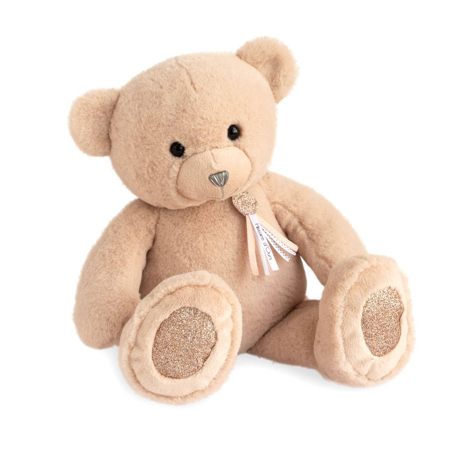 Doudou Et Compagnie - Wholesale Stuffed/Plush Toy - Kids & Baby - Charming Teddy Bear with Glitter Accents4