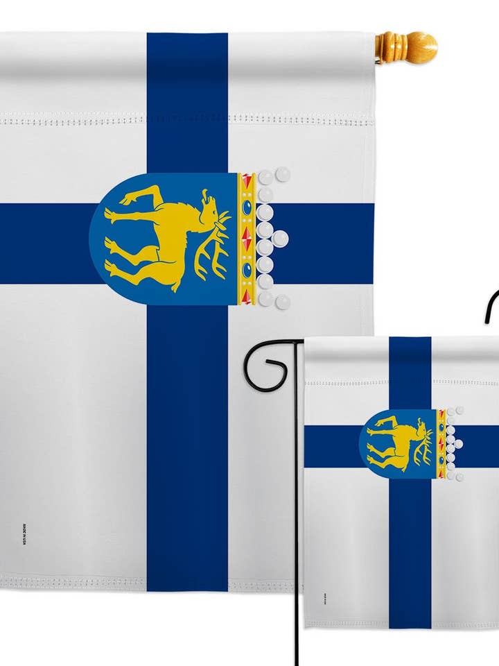 Flag Province Finland Coat Arms Åland Provinces Garden for wholesale by Two Group Flag Co