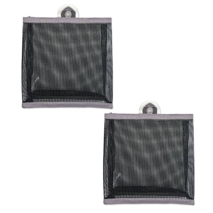 Bath Mesh Bag Small Gray Set of 2 for wholesale by Welcome Home Unbeatable Deals