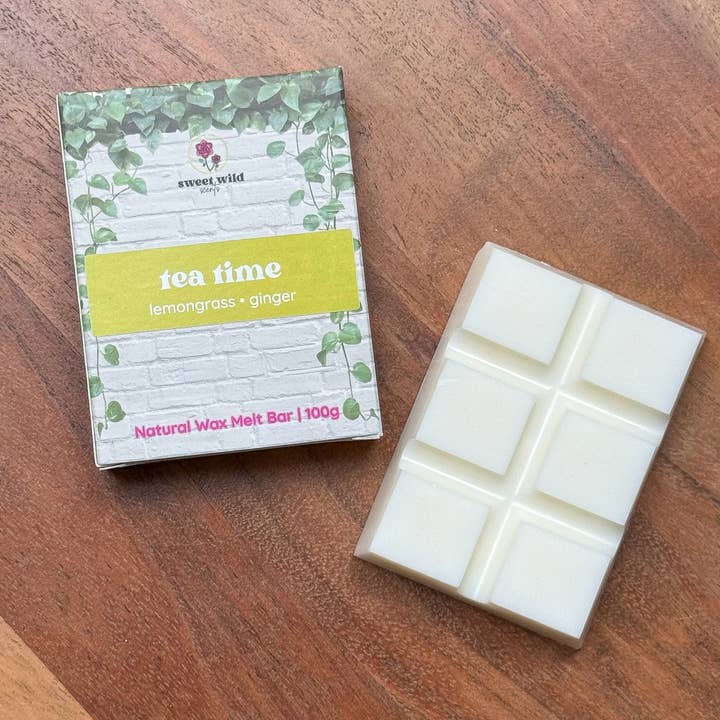Natural Wax Melt Tea Time - Parfum durable pour la vente par Sweet Wild Scents