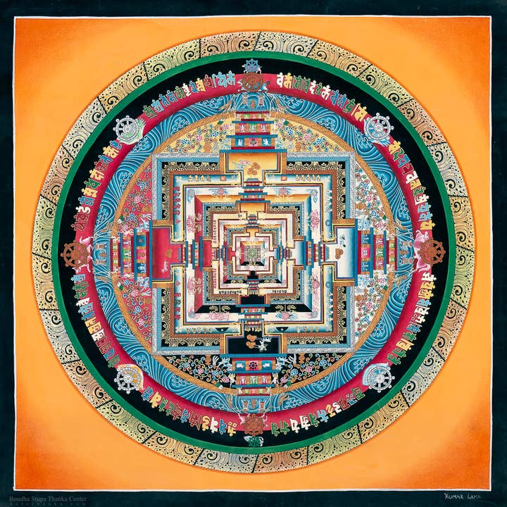 Kalachakra Mandala Thangka - The Art of Timeless Truth for wholesale by Boudha Stupa Thanka Centre
