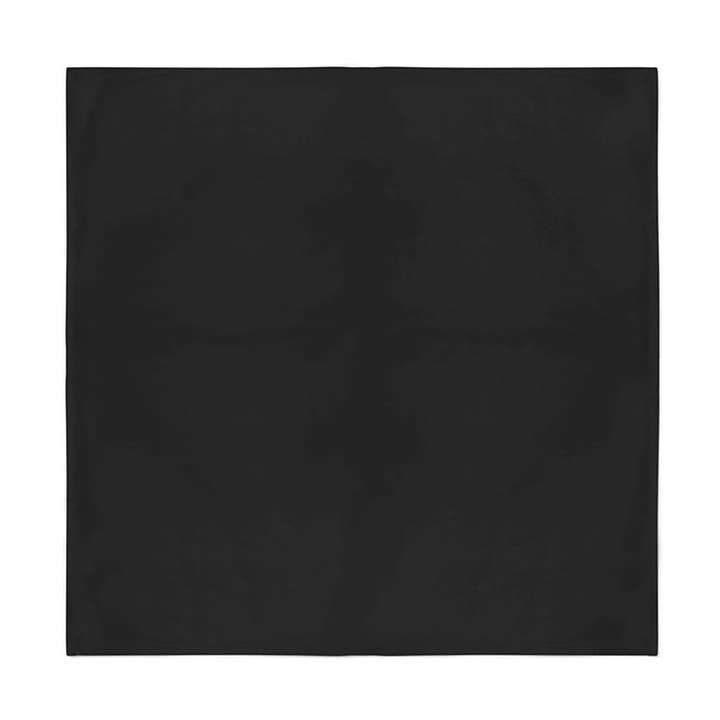 12 Pack Cotton Bandanas Plain - 22 Inches for wholesale by Bandanas Wholesale