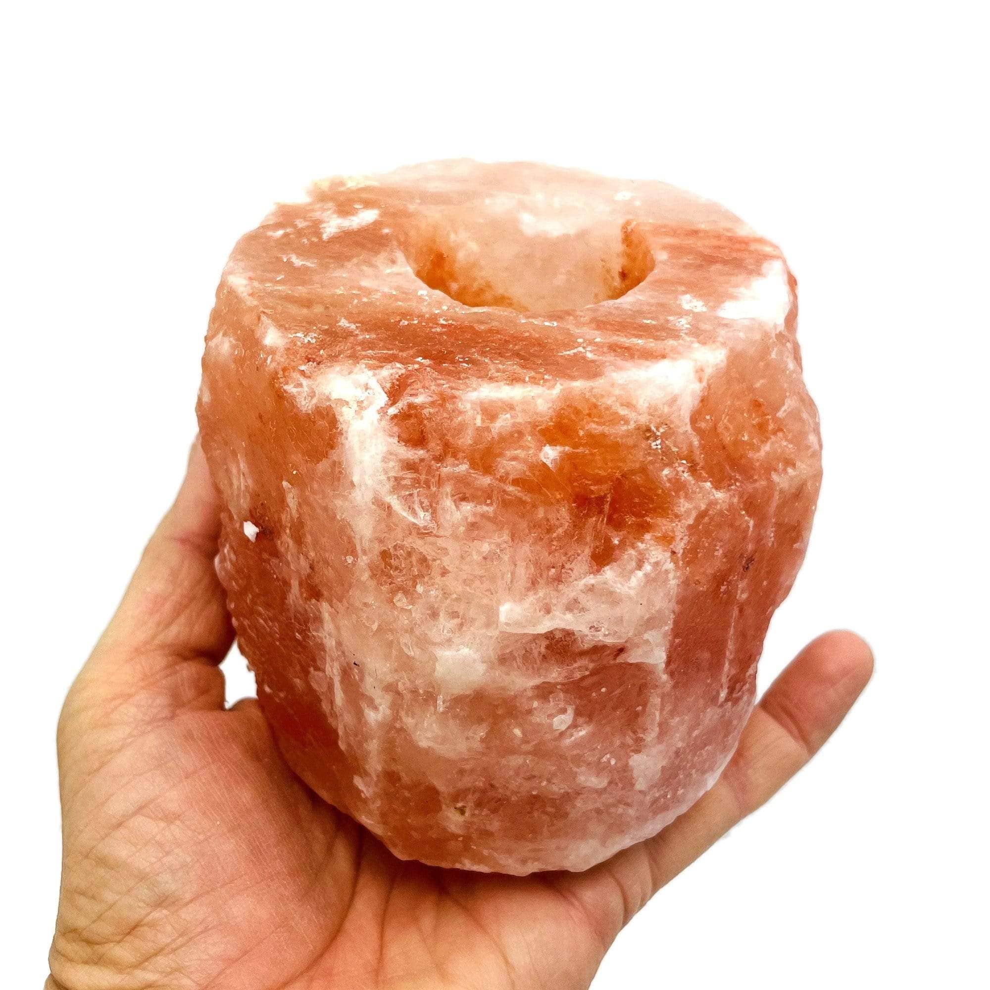 Rock Paradise - Wholesale Candle Holder - Himalayan Salt Candle Holder - Natural Stone Crystal0
