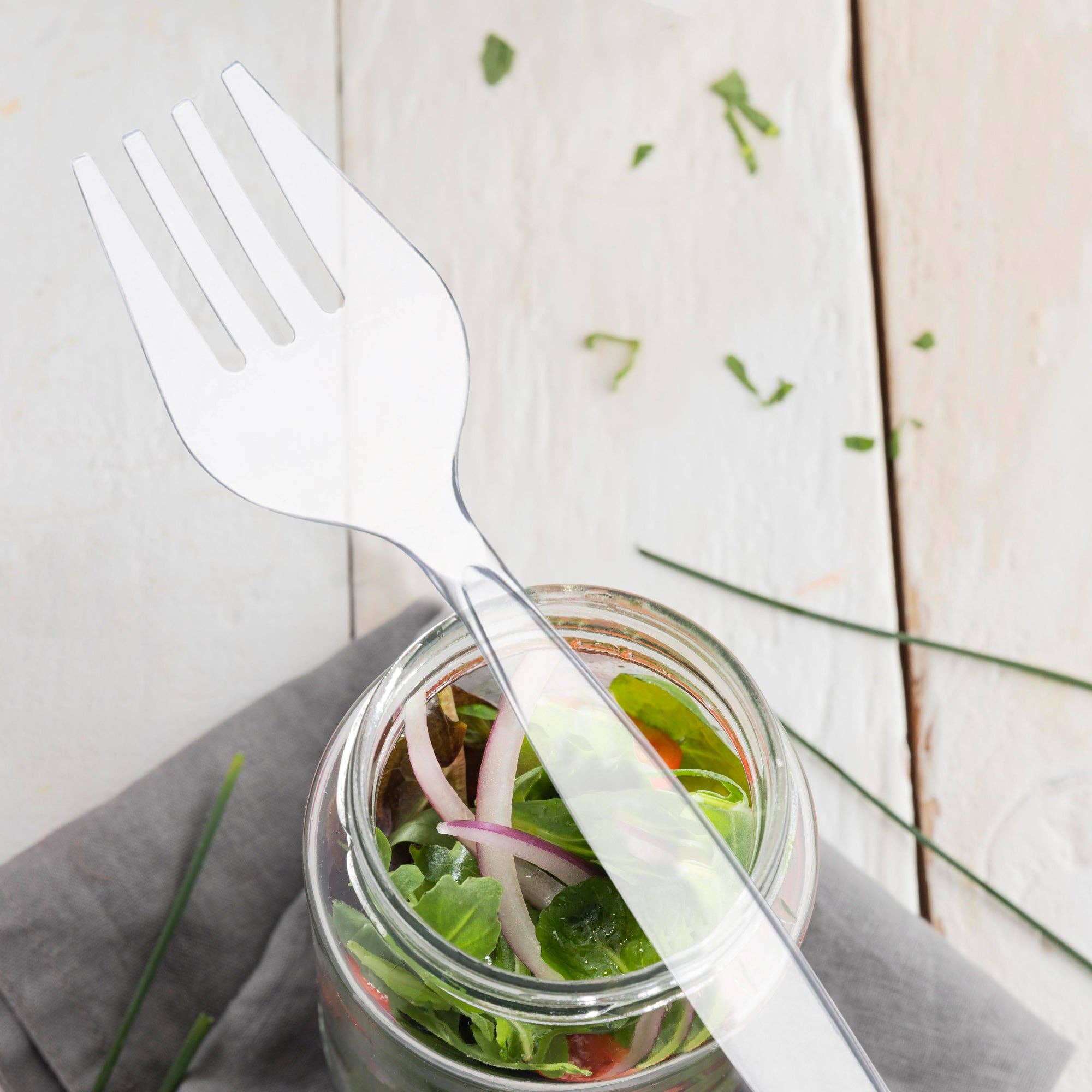 Smarty had a Party – Großhandel Servierbesteck – Klare Einweg-Plastik-Serviergabeln - 5 Stk.7