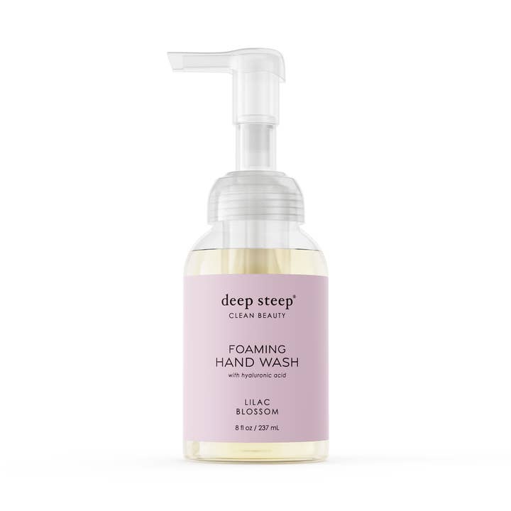 Foaming Hand Wash - Lilac Blossom 8oz for wholesale by Deep Steep Clean Beauty