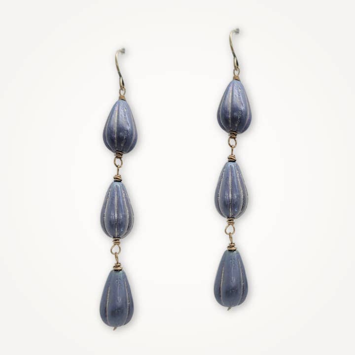 Melonen-Tropfenohrringe • Farbauswahl für den Großhandel von Beatrixbell Handcrafted