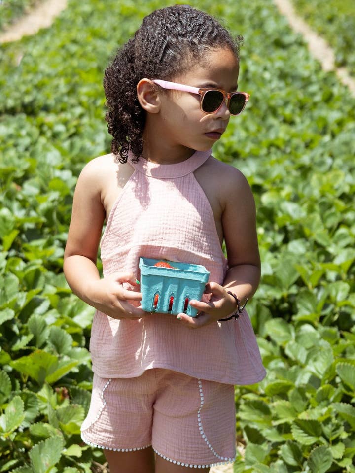 Top licou biologique en mauve merveilleux pour la vente par Twinflower Creations