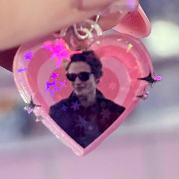 Edward Twilight Inspired USB-C Dust Plug, Cup Charm, Hook Clasp, Star Finish for wholesale by Awfullynerdy.co