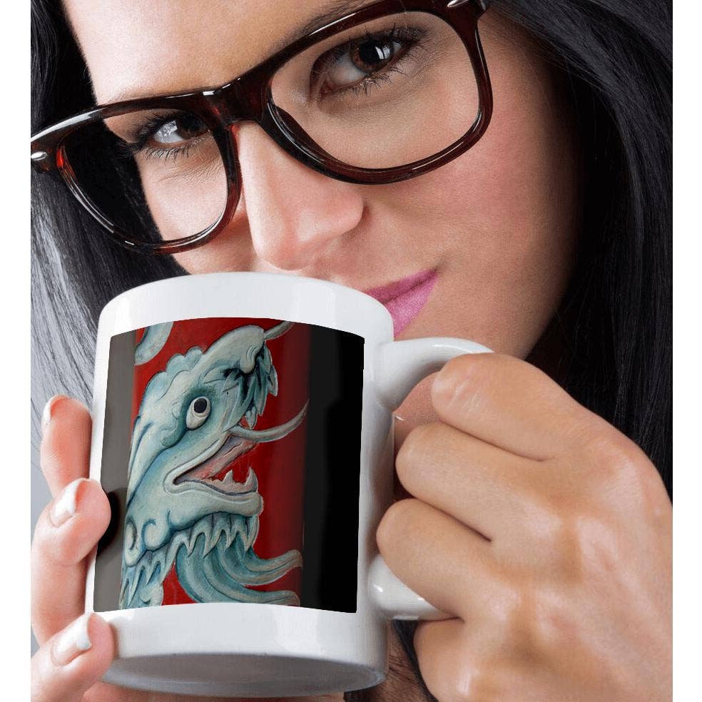 3dRose - Wholesale Coffee Mug - 3dRose, Vietnam. Naga on a column, Phouc Kien Assembly Hall, Mug9
