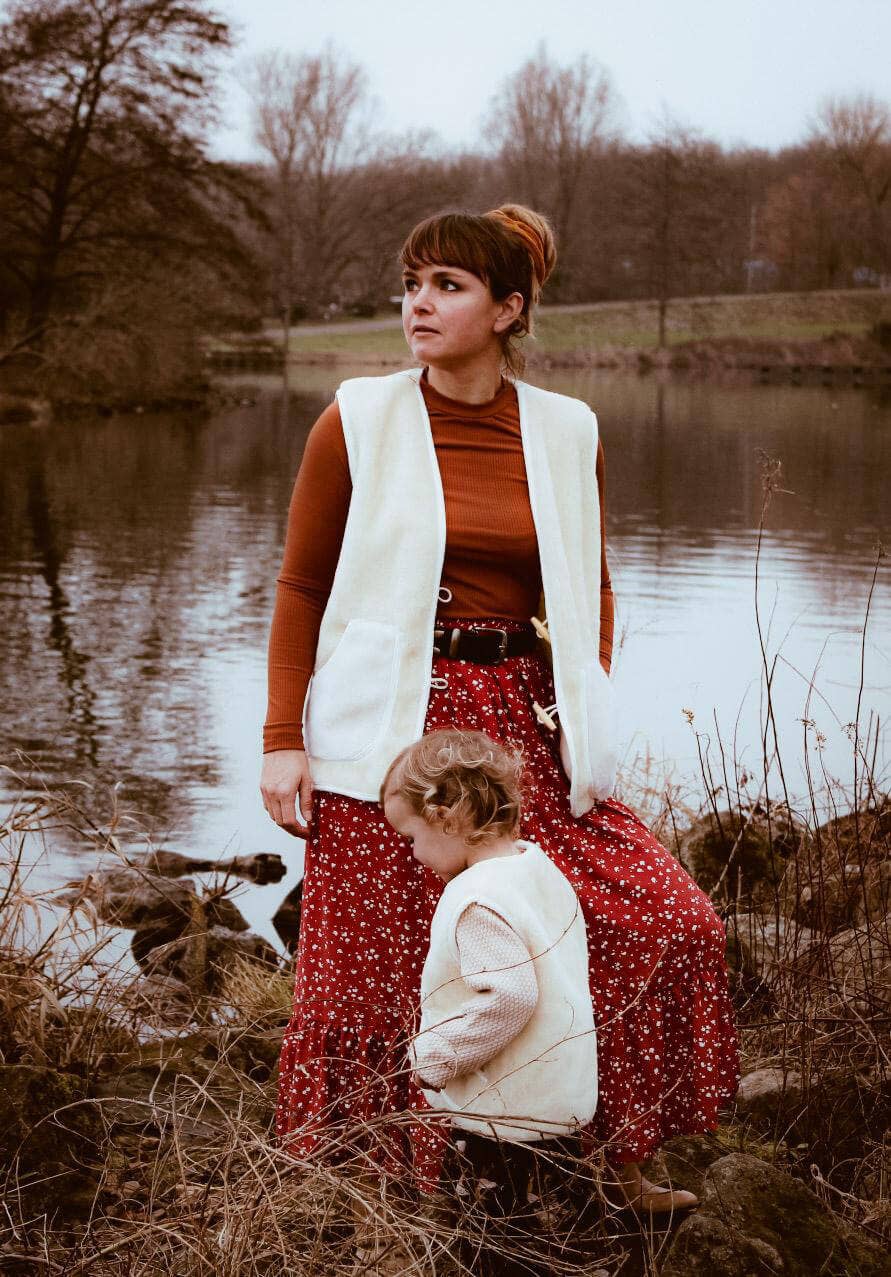 Schaapmaatje - Wholesale Outerwear Vest - Kids - Beige woolen bodywarmer baby/child9