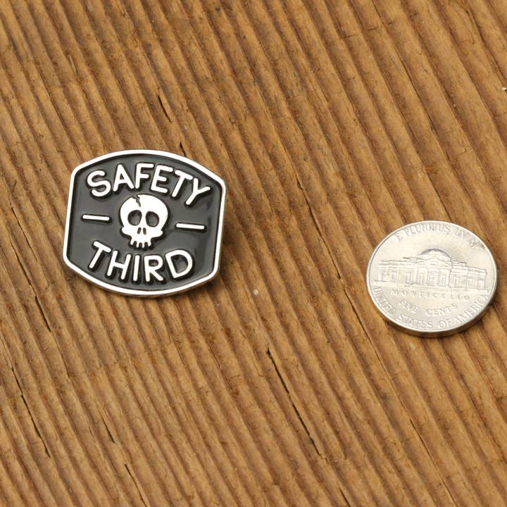 Squatchy - Wholesale Lapel Pin/Button - Safety Third Enamel Pin | Collectible 3rd Lapel Pin