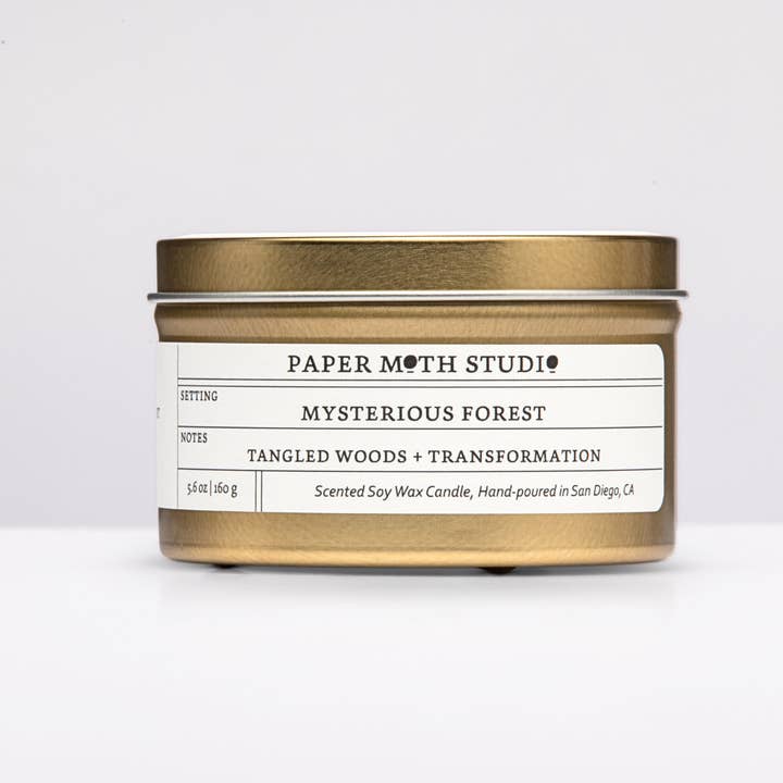 Paper Moth Studio - Wholesale Travel Candles - Mysterious Forest1