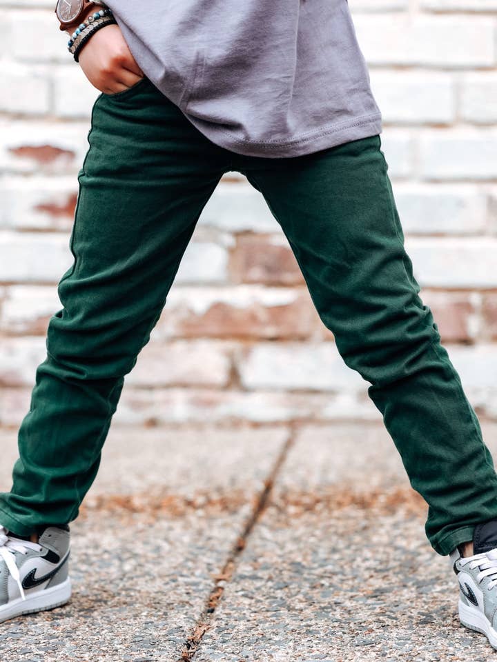 DENIM EVERGREEN non invecchiato per la vendita all'ingrosso da parte di BroCode Denim