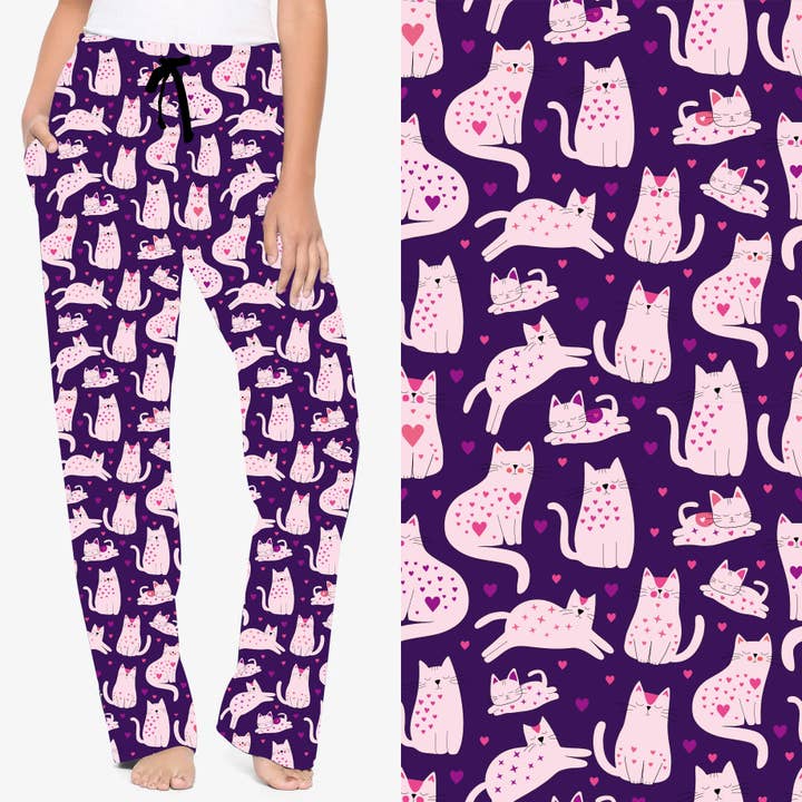 Catnap Kitty Lounge Pants for wholesale by Natopia
