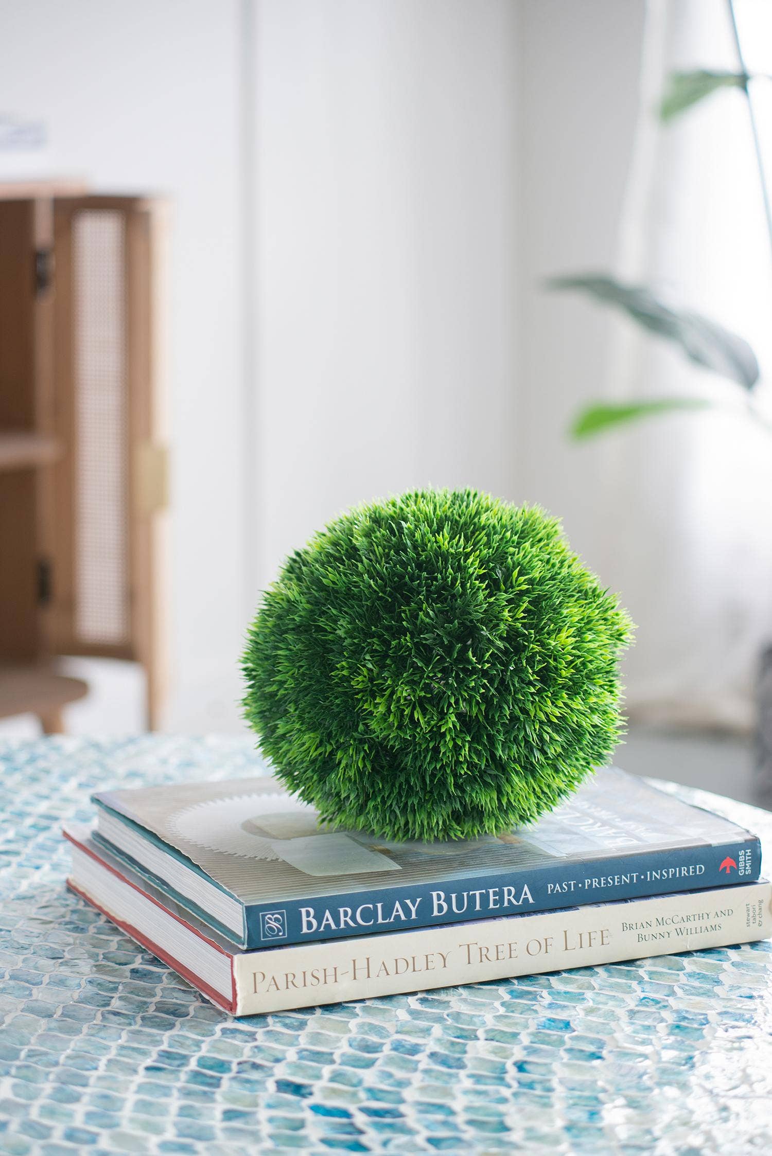 A&B Home Group Inc. - Wholesale Artificial Plant - D7.5" Shorn Grass Ball - Green0