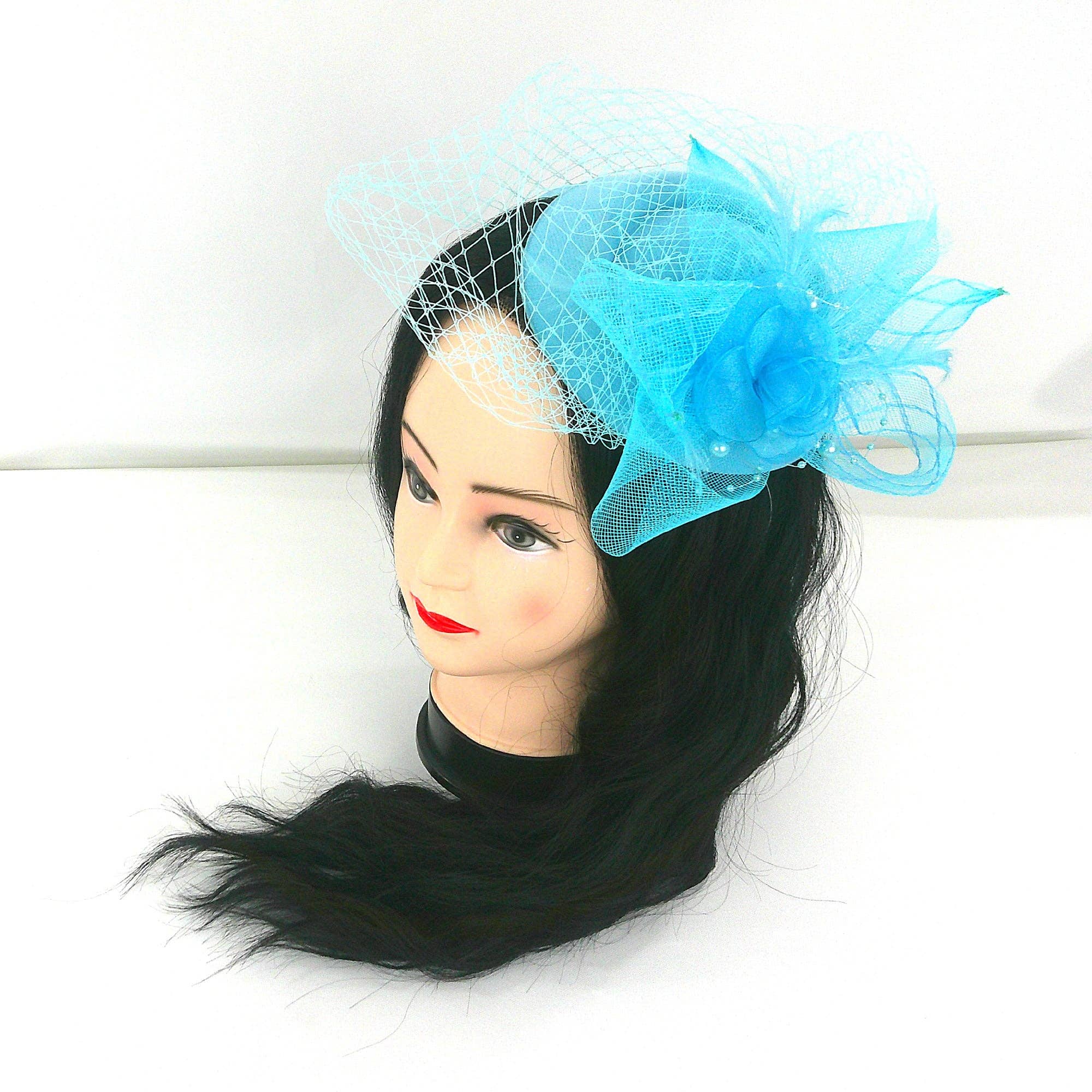 TAPA fashion - Wholesale Fascinator Hat - Women's - Kentucky Derby & Tea Party Flower Feather Hat FF917 (3PC)12