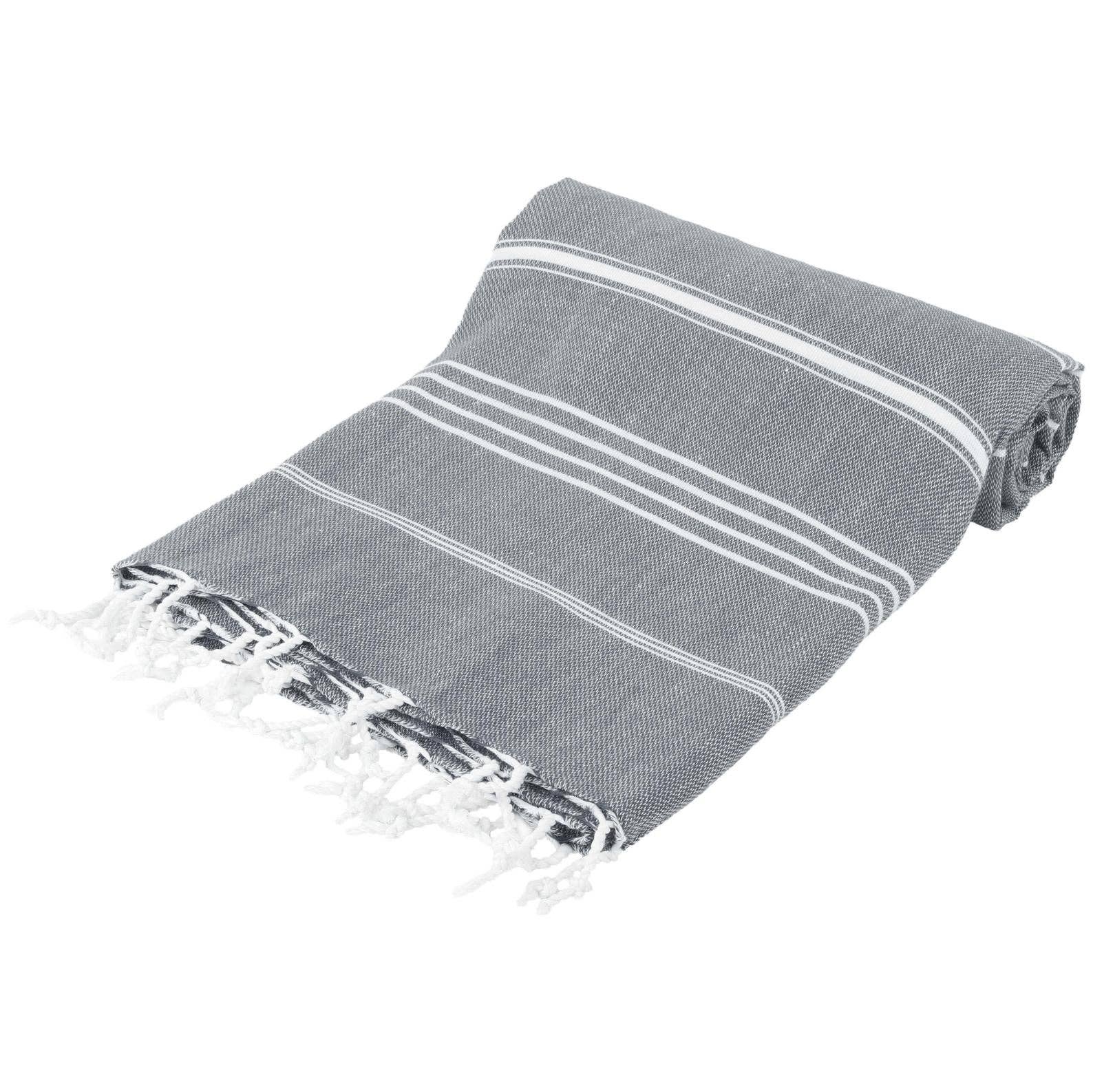Basic Layers - Vente Serviette de plage - SERVIETTE TURQUE GRIS MONACO3