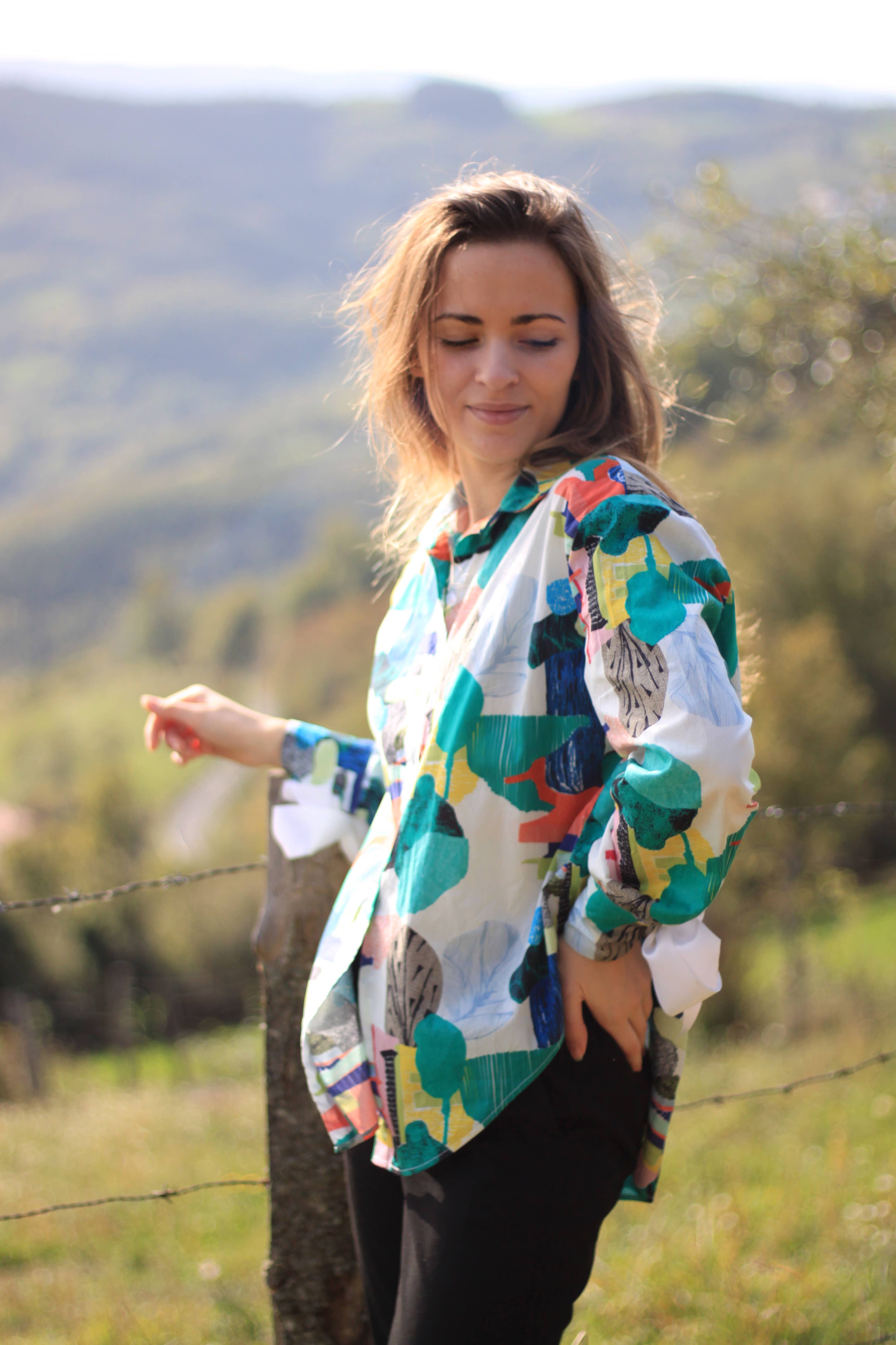 Cha' coud - Wholesale Craft Sewing Kit - Sewing pattern - Sarah shirt4