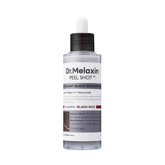 K Motives Beauty - Wholesale Facial Peel - Dr.Melaxin Peel Shot Glow Black Rice Ampoule 80ml