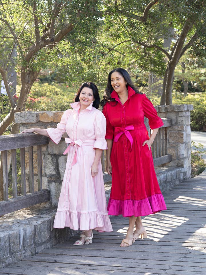 Kim Lolley Designs - Venta al por mayor Vestido - Mujer - VESTIDO CAROL EN ROJO/FUCSIA7