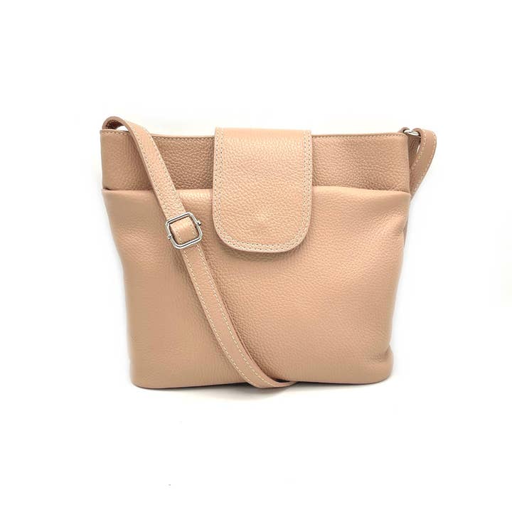 Suie Valentini srl - Wholesale Shoulder Bag - Women's - Genuine leather shoulder bag,Made in Italy, art. 1124791