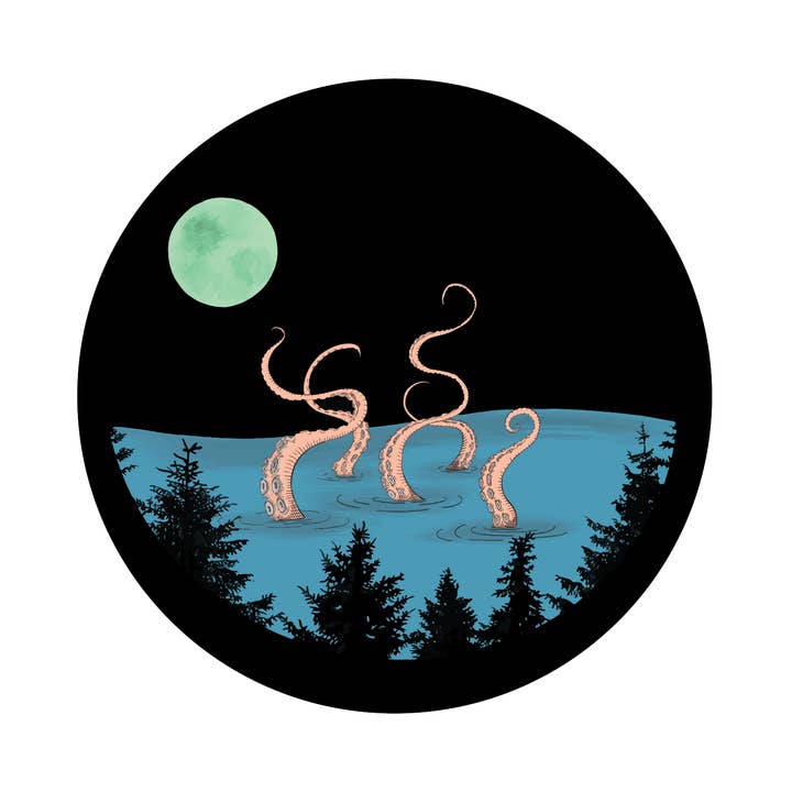 Gå i skogen stora klistermärke för wholesale av Pinpoint Studio