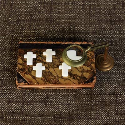 HomArt – wholesale Dekorativt bordsobjekt – Tiny Glaskors - Vit1