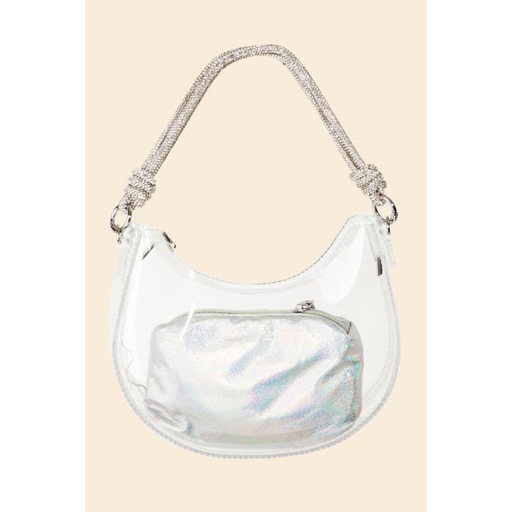 Anarchy Street - Wholesale Crossbody Bag - Women's - Clear See Through Baguette Bag7