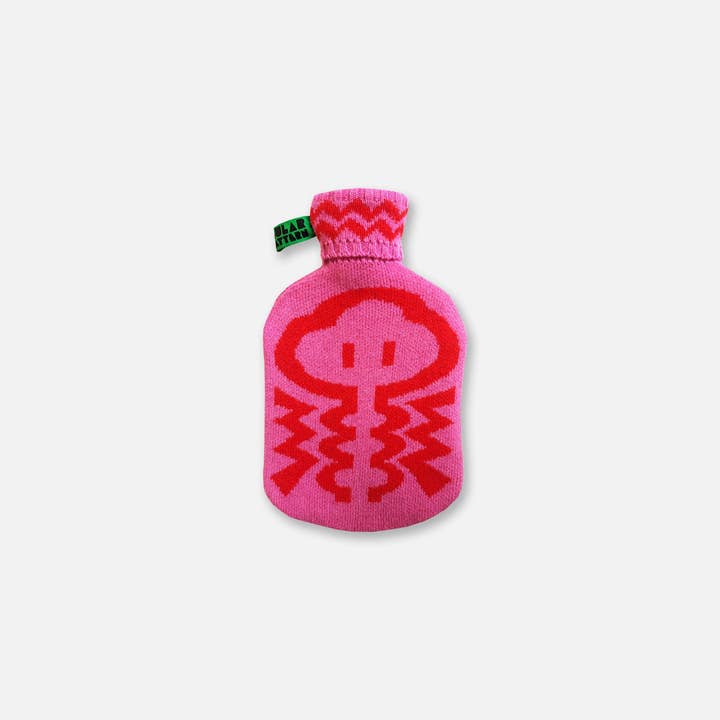 Irregular Sleep Pattern – wholesale Hot/cold compress – Knitted Hot Water Bottle in Hot Pink1