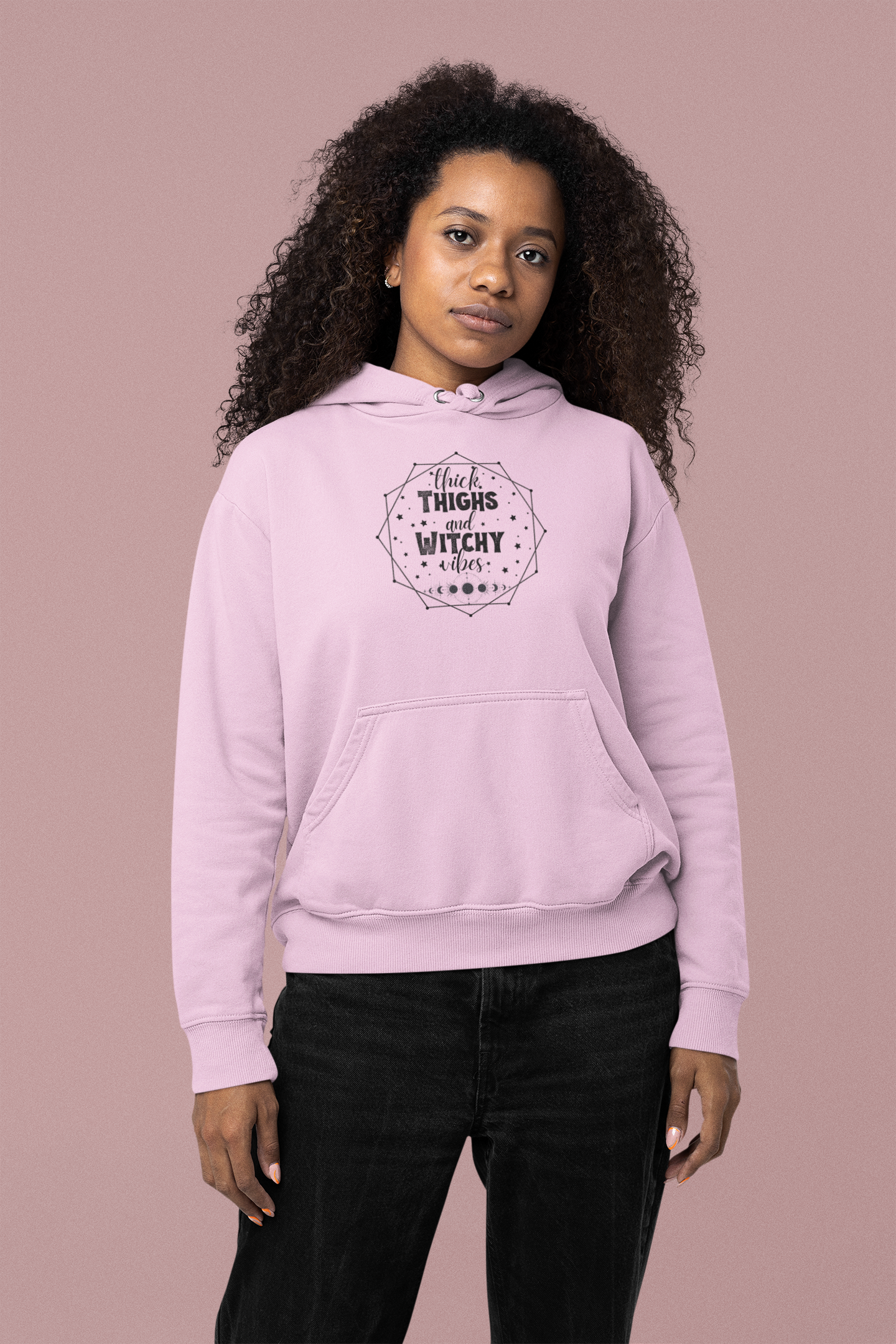 Laney's Castle - Wholesale Hoodie - Unisex - Thick Thighs & Witchy Vibes Hoodie | Plus Size5