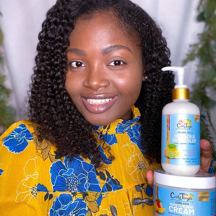 Curly Temple - Wholesale Hair Styling Gel/Mousse - Island Frizz Anti Frizz and Detangler